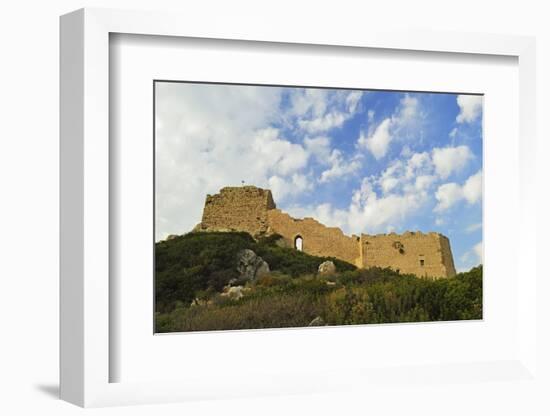 Kritinia Castle, Rhodes, Dodecanese, Greek Islands, Greece, Europe-Jochen Schlenker-Framed Photographic Print