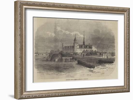 Kronborg Castle, Elsineur, Entrance of the Sound-Edwin Weedon-Framed Giclee Print