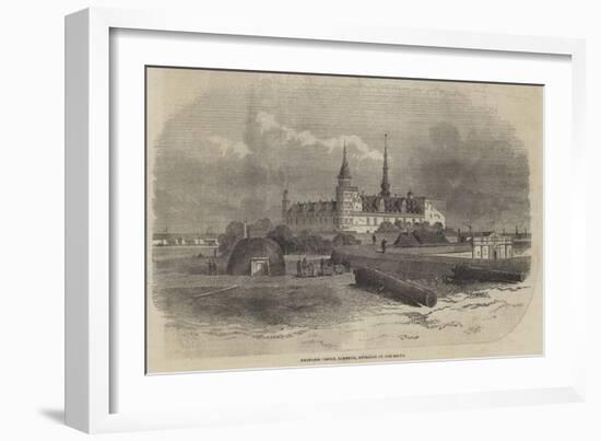 Kronborg Castle, Elsineur, Entrance of the Sound-Edwin Weedon-Framed Giclee Print