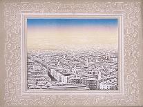 Aerial View of London with Decorative Border, C1845-Kronheim & Co-Giclee Print