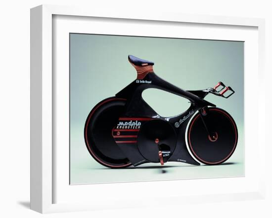 Kronotech Bottecchia Bicycle for Speed Record-null-Framed Giclee Print