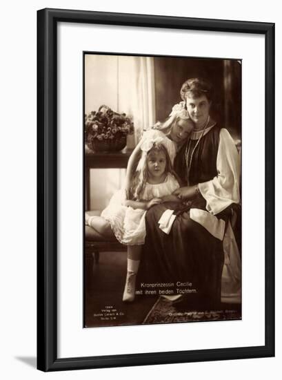 Kronprinzessin Cecilie Mit Töchtern, Liersch 7984-null-Framed Giclee Print