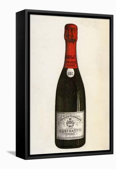 Krug Champagne-null-Framed Premier Image Canvas