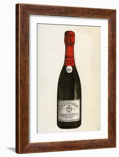 Krug Champagne-null-Framed Giclee Print