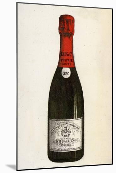 Krug Champagne-null-Mounted Giclee Print