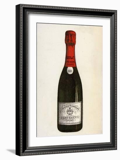 Krug Champagne-null-Framed Giclee Print