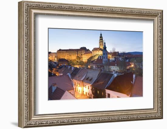 Krumlov Castle, Cesky Krumlov, South Bohemia, Czech Republic, UNESCO-Peter Adams-Framed Photographic Print