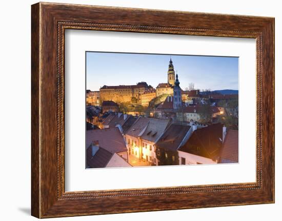 Krumlov Castle, Cesky Krumlov, South Bohemia, Czech Republic, UNESCO-Peter Adams-Framed Photographic Print