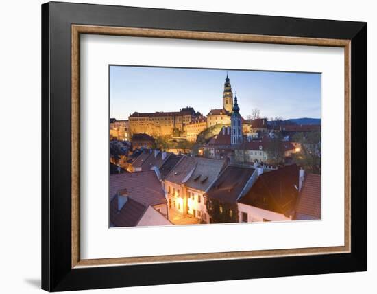 Krumlov Castle, Cesky Krumlov, South Bohemia, Czech Republic, UNESCO-Peter Adams-Framed Photographic Print