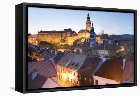 Krumlov Castle, Cesky Krumlov, South Bohemia, Czech Republic, UNESCO-Peter Adams-Framed Premier Image Canvas