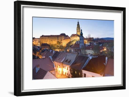 Krumlov Castle, Cesky Krumlov, South Bohemia, Czech Republic, UNESCO-Peter Adams-Framed Photographic Print