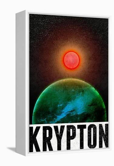 Krypton Retro Travel-null-Framed Stretched Canvas