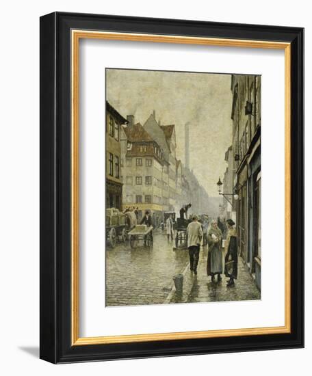 Krystalgade, Copenhagen-Paul Fischer-Framed Giclee Print