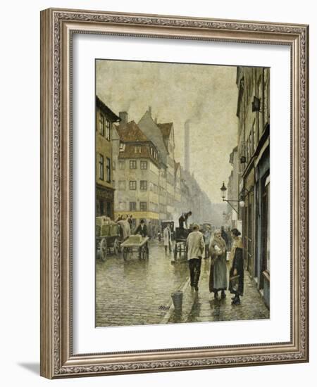 Krystalgade, Copenhagen-Paul Fischer-Framed Giclee Print