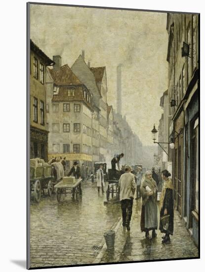 Krystalgade, Copenhagen-Paul Fischer-Mounted Giclee Print