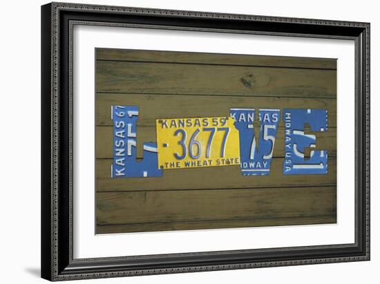 KS State Love-Design Turnpike-Framed Giclee Print