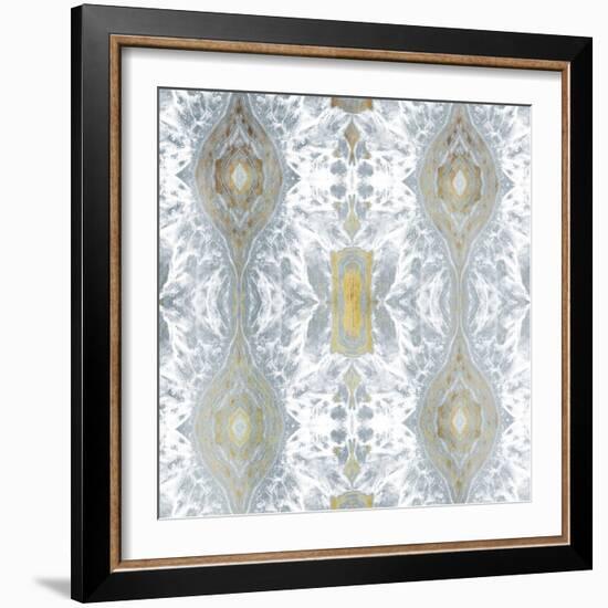 Kscope Grey Gold-Jace Grey-Framed Art Print