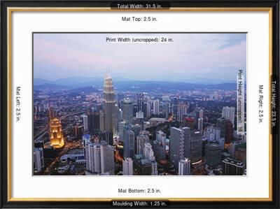 Kuala Lumpur Skyline Seen From Kl Tower Kuala Lumpur Malaysia Southeast Asia Asia Photographic Print Jochen Schlenker Art Com