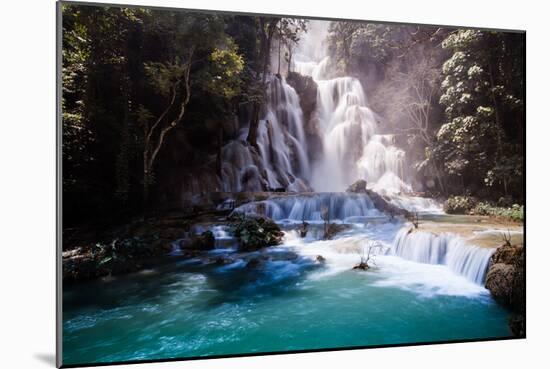 Kuang Si Waterfall, Luang Prabang, Laos-rueangrit-Mounted Photographic Print