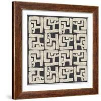 Kuba Play II Neutral-Cheryl Warrick-Framed Art Print