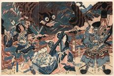 Fujiwara No Hidesato No Mukade Taiji-Kubo Shunman-Giclee Print