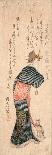 Woman with a Pack Horse, Late 18th-Early 19th Century-Kubo Shunman-Giclee Print