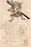 Woman with a Pack Horse, Late 18th-Early 19th Century-Kubo Shunman-Giclee Print