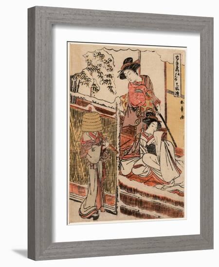 Kudanme-Katsukawa Shunsho-Framed Giclee Print