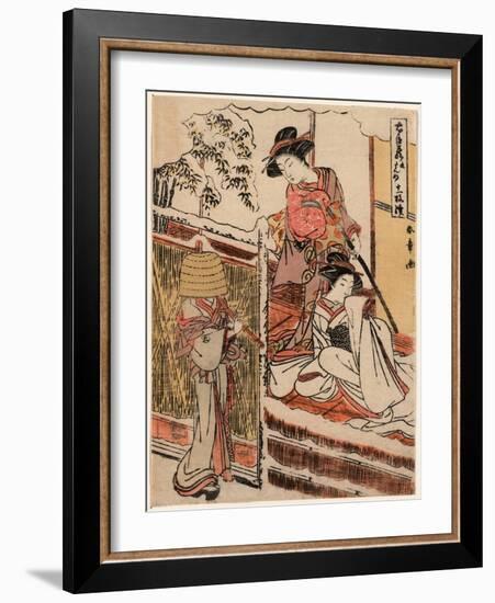 Kudanme-Katsukawa Shunsho-Framed Giclee Print