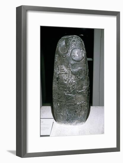 Kudurru of Nazimarut-Tash, Susa, Kassite period, 12th century BC. Artist: Unknown-Unknown-Framed Giclee Print