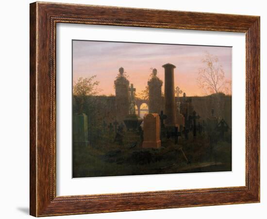 Kügelgen's Grave, 1821-1822-Caspar David Friedrich-Framed Giclee Print