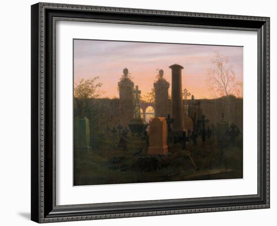 Kügelgen's Grave, 1821-1822-Caspar David Friedrich-Framed Giclee Print