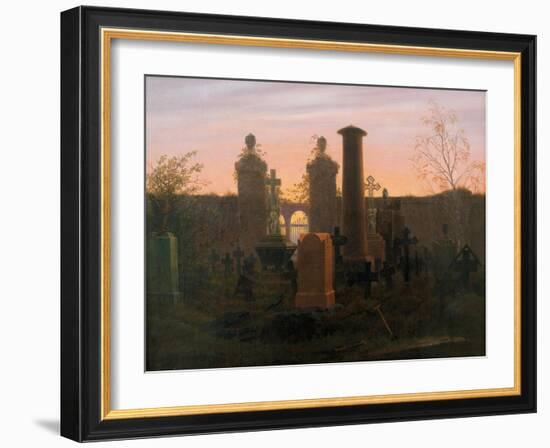 Kügelgen's Grave, 1821-1822-Caspar David Friedrich-Framed Giclee Print