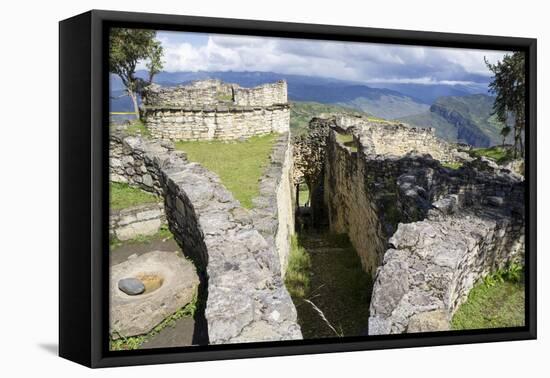 Kuelap, precolombian ruin of citadel city, Chachapoyas, Peru, South America-Peter Groenendijk-Framed Premier Image Canvas