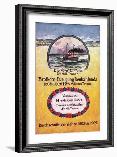 Künstler Brotkorn Erzeugung, 1903 Bis 1909, Schiff-null-Framed Giclee Print