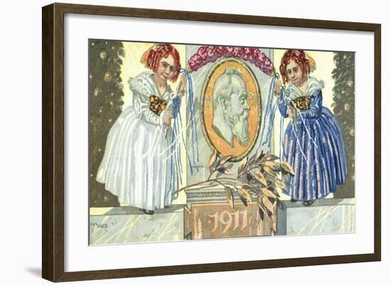 Künstler Ganzsachen Diez, Prinzregent Luitpold,Kind-null-Framed Giclee Print