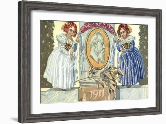 Künstler Ganzsachen Diez, Prinzregent Luitpold,Kind-null-Framed Giclee Print