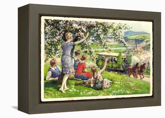 Künstler Glückwunsch Pfingsten, Menschen, Kutsche-null-Framed Premier Image Canvas