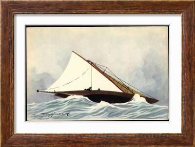 Künstler Haffner, L., Yacht Au Bas Ris, Segelboot' Giclee Print | Art.com