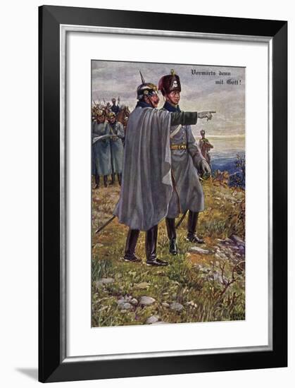 Künstler Kaier Wilhelm II, Kronprinz, Sorbey 1914,Munk-null-Framed Giclee Print