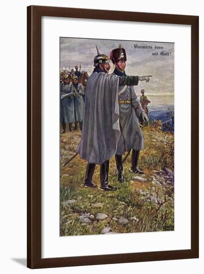 Künstler Kaier Wilhelm II, Kronprinz, Sorbey 1914,Munk-null-Framed Giclee Print