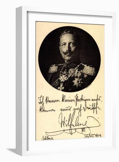 Künstler Kaiser Wilhelm II, Ich Kenne Keine Parteien-null-Framed Giclee Print
