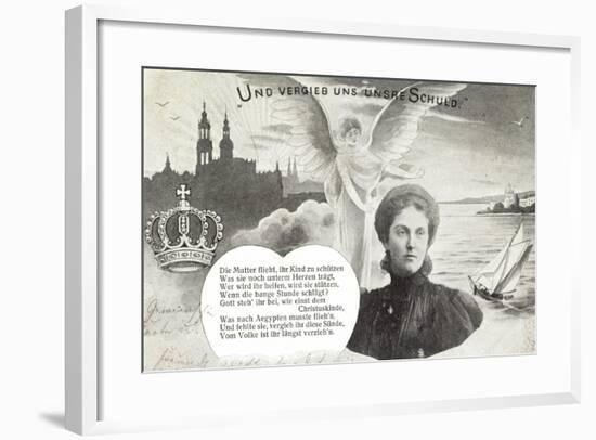 Künstler Kronprinzessin Luise, Schuldvergebung,Engel-null-Framed Giclee Print