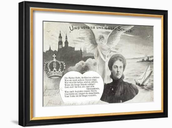 Künstler Kronprinzessin Luise, Schuldvergebung,Engel-null-Framed Giclee Print