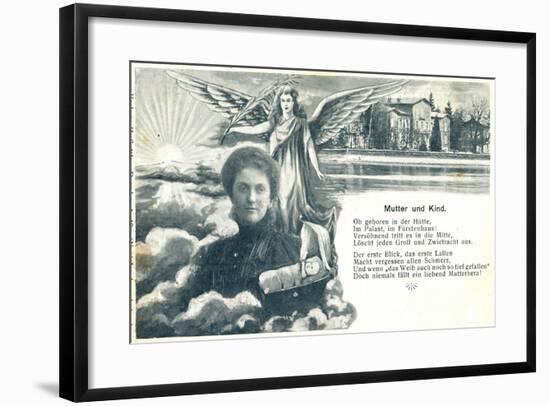 Künstler Kronprinzessin Luise, Schuldvergebung,Engel-null-Framed Giclee Print