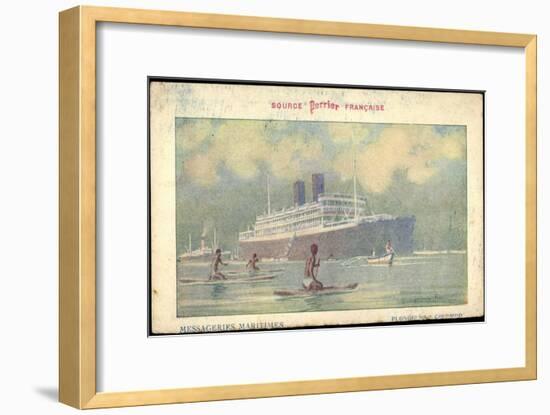 Künstler Messageries Maritimes, Dampfer, Colombo-null-Framed Giclee Print