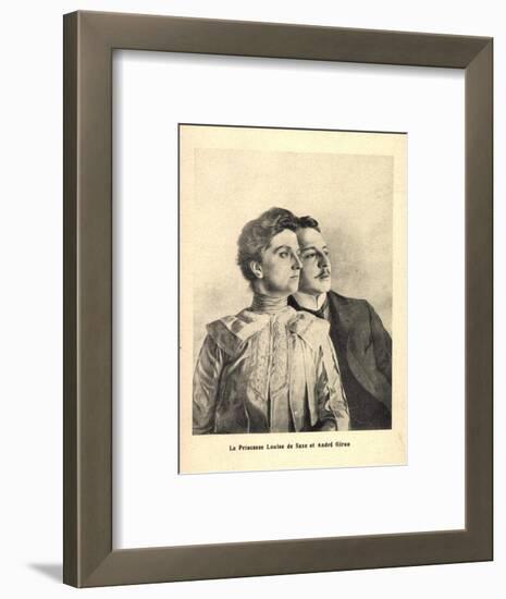 Künstler Prinzessin Louise Von Sachsen, Andre Giron-null-Framed Giclee Print