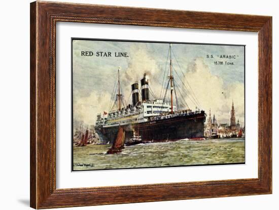 Künstler Red Star Line, S.S. Arabic--Framed Giclee Print