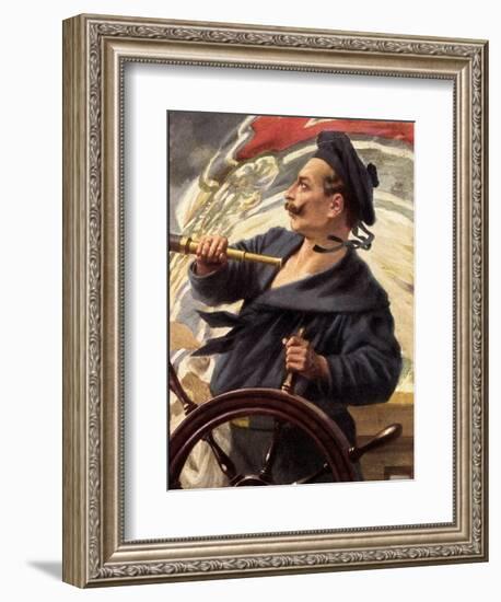 Künstler Schmidt H.W., Steuermann Kaiser Wilhelm-null-Framed Giclee Print