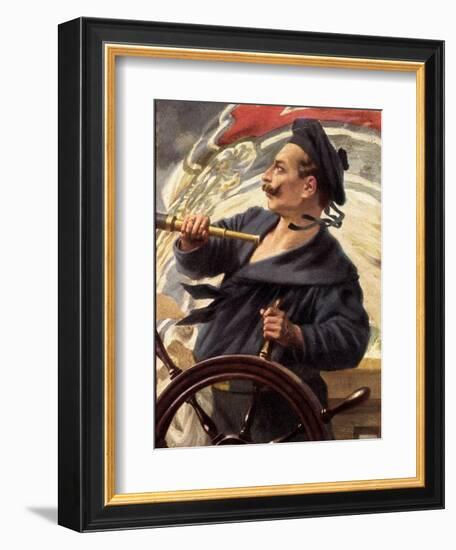 Künstler Schmidt H.W., Steuermann Kaiser Wilhelm-null-Framed Giclee Print